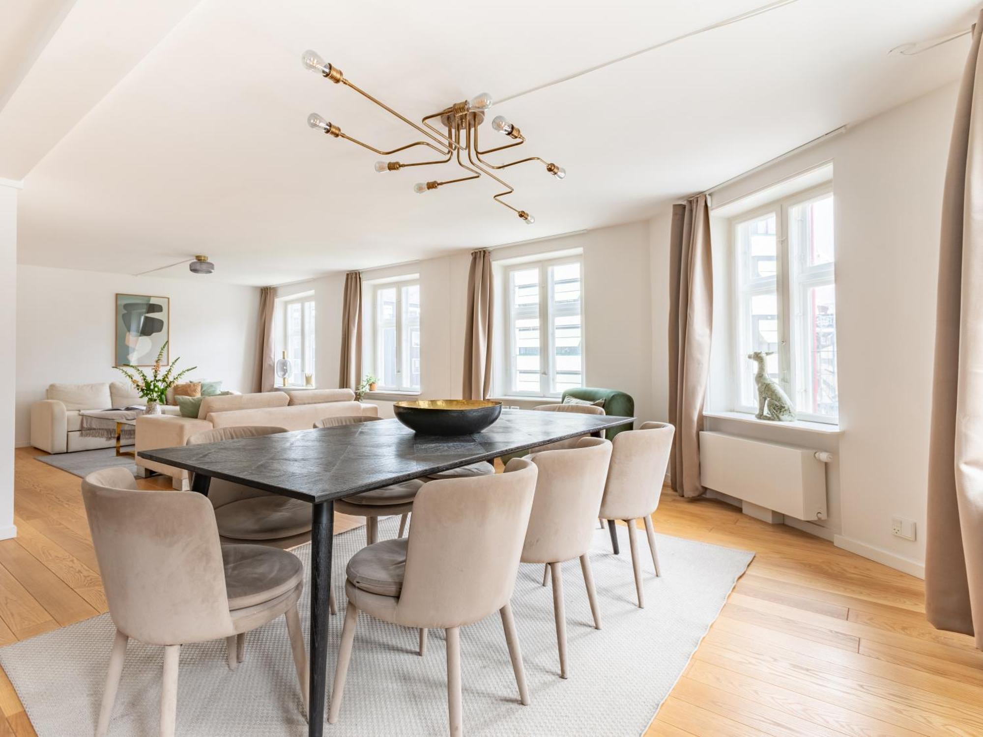 Sanders Regent - Chic Three-Bedroom Apartment Near Central Square 哥本哈根 外观 照片