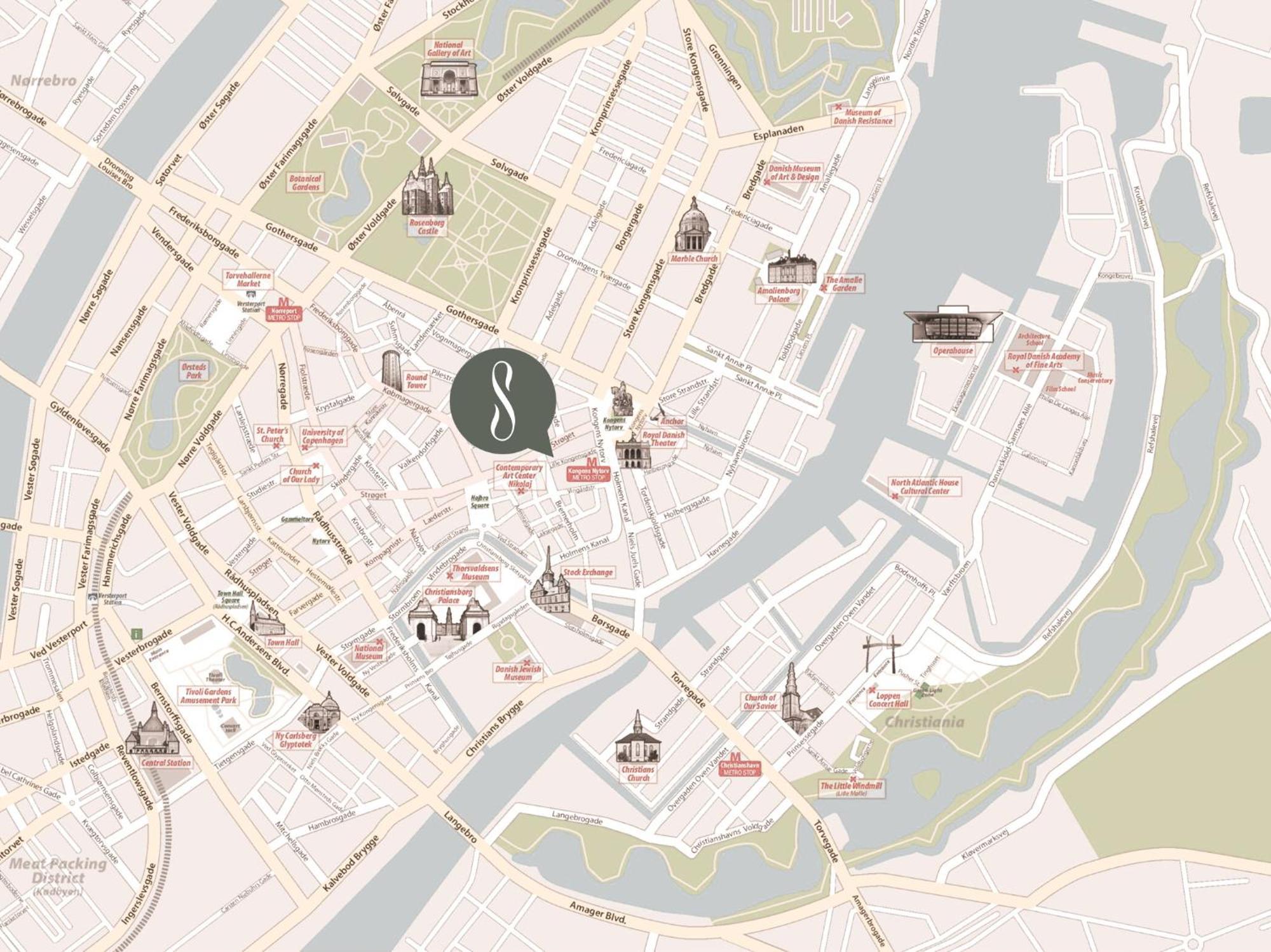 Sanders Regent - Chic Three-Bedroom Apartment Near Central Square 哥本哈根 外观 照片